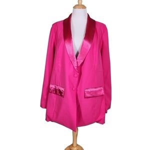 NWT Torrid 'Pink Peacock' Jacket/Blazer, Sz 3X